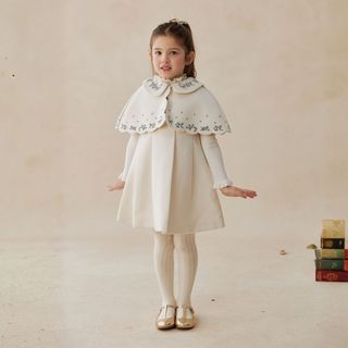 Váy Ngắn Bé Gái Be Kèm Áo Choàng Họa Tiết Mellow Duck (4-13 Tuổi) [Không Kèm Áo Giữ Nhiệt] B2512012