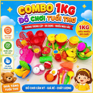 Combo 1Kg Đồ Chơi Tuổi Thơ Cho Bé Không Trùng Mẫu | Túi Đồ Chơi Cân Ký Ngẫu Nhiên Đa Dạng Màu Sắc