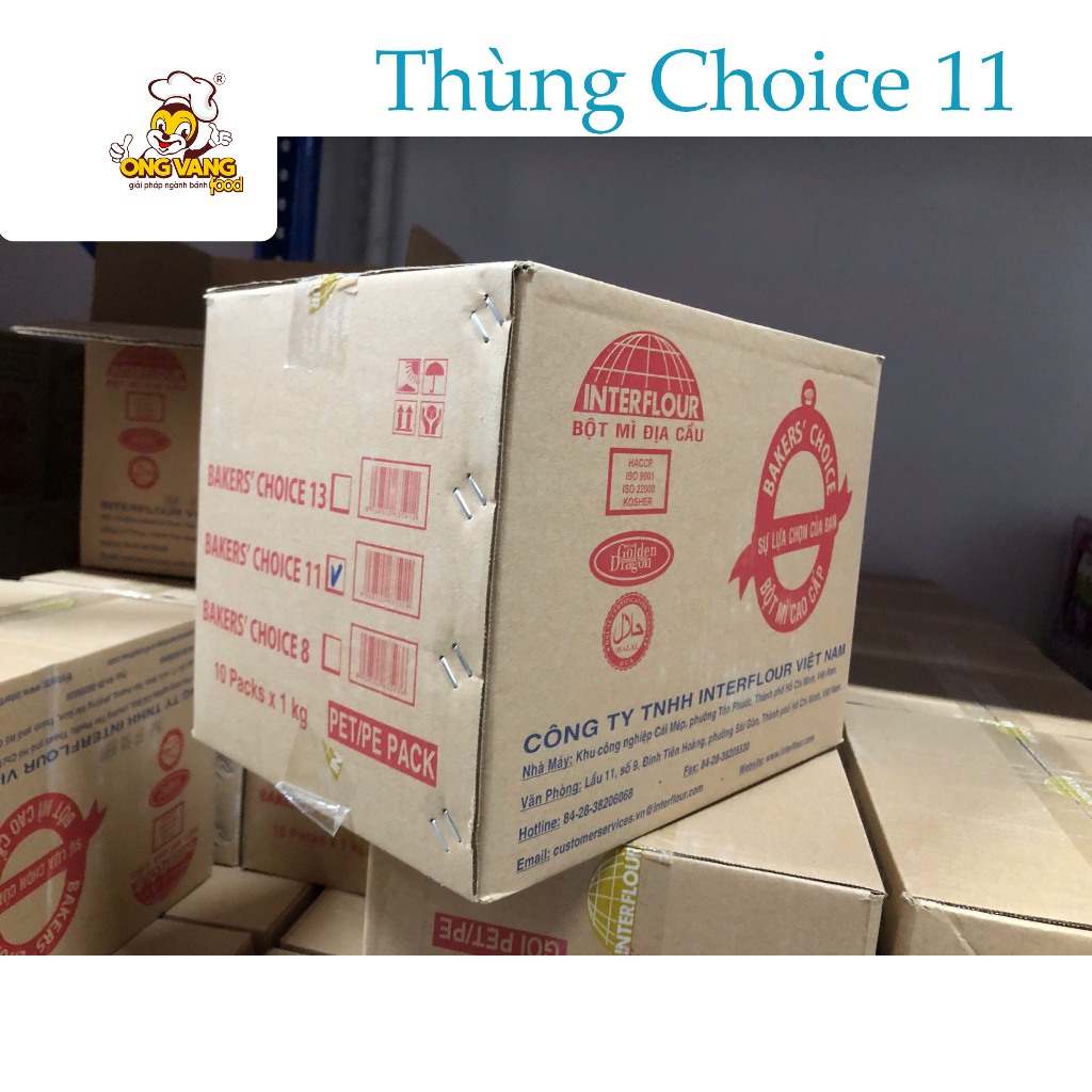 [Hà Nội] Thùng Bột mì số 13, chọn Baker's Choice 8-11-13 [Bột Làm Bánh Bông Lan, Bánh Bao,...]