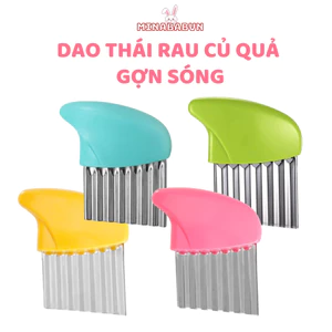 Dao Cắt Rau Củ Quả Lượn Sóng Loại Nhỏ, Dao Thái Sóng Tạo Hình Thực Phẩm Tiện Lợi