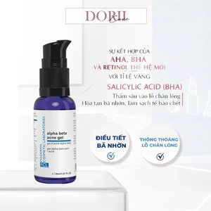 Gel Giảm Mụn Fixderma Giúp Thông Thoáng Lỗ Chân Lông, Điều Tiết Bã Nhờn Alpha-Beta Acne Gel 30ml