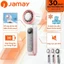 Quạt cầm tay JAMAY F27 Mini gấp gọn dễ mang gió mạnh pin 30H quạt đeo cổ quạt bàn êm cho học sinh văn phòng ngoài trời
