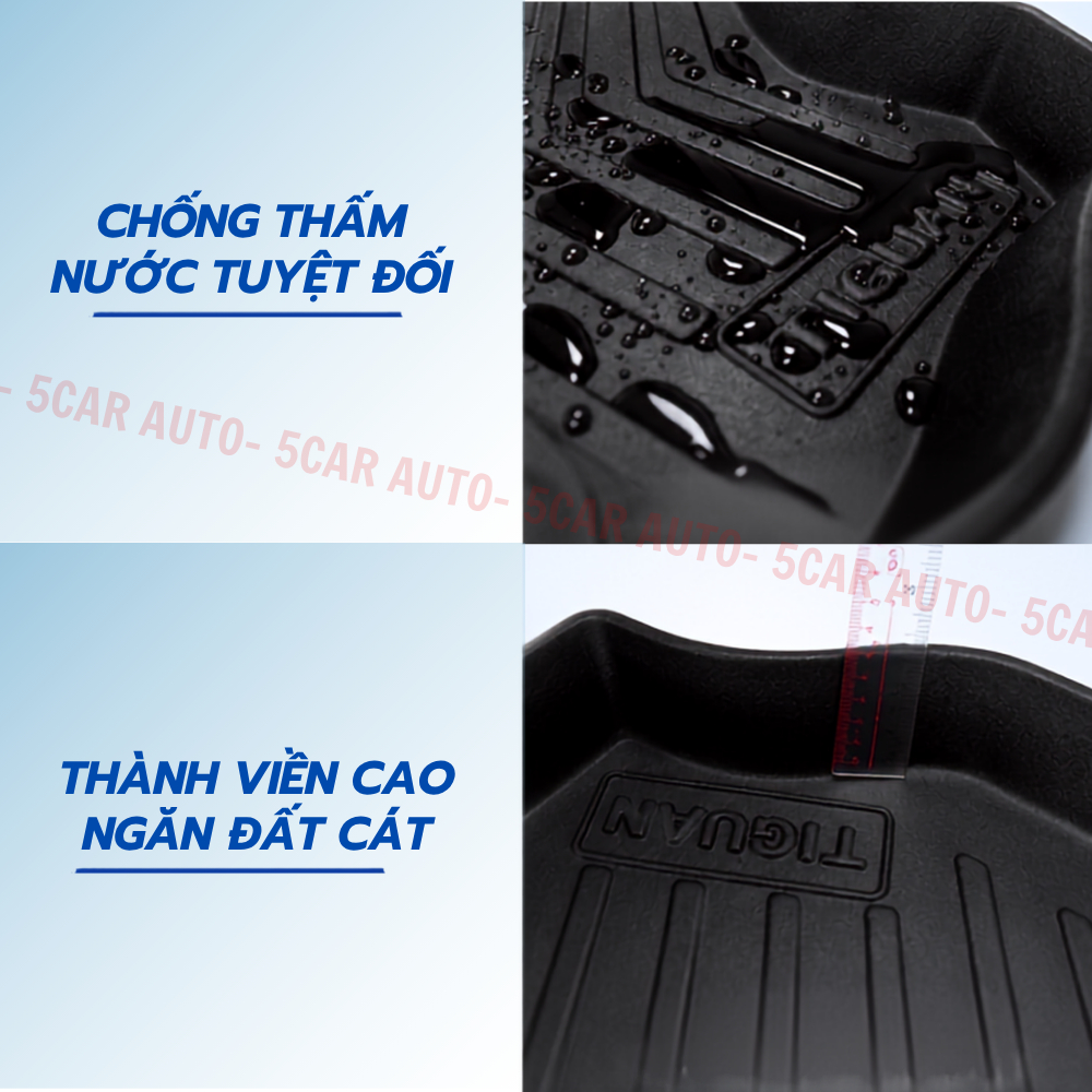 LÓT CỐP sau xe Skoda Kushaq Nhựa TPO Dẻo Chuẩn khít form xe, Không Mùi - Không thấm nước, Dễ Vệ Sinh, Hàng cao cấp