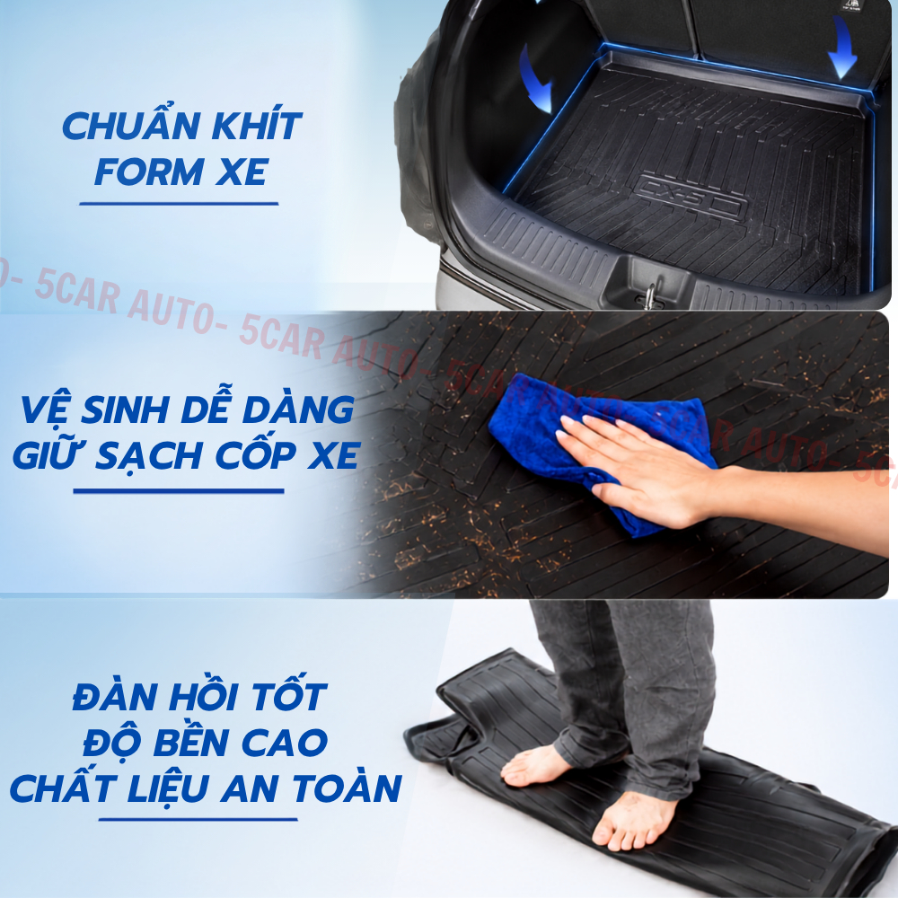 LÓT CỐP sau xe Skoda Kushaq Nhựa TPO Dẻo Chuẩn khít form xe, Không Mùi - Không thấm nước, Dễ Vệ Sinh, Hàng cao cấp