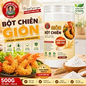 Bột Chiên Giòn 500G Siêu Giòn Rụm - Thương Hiệu Bu Phương Ẩm Thực