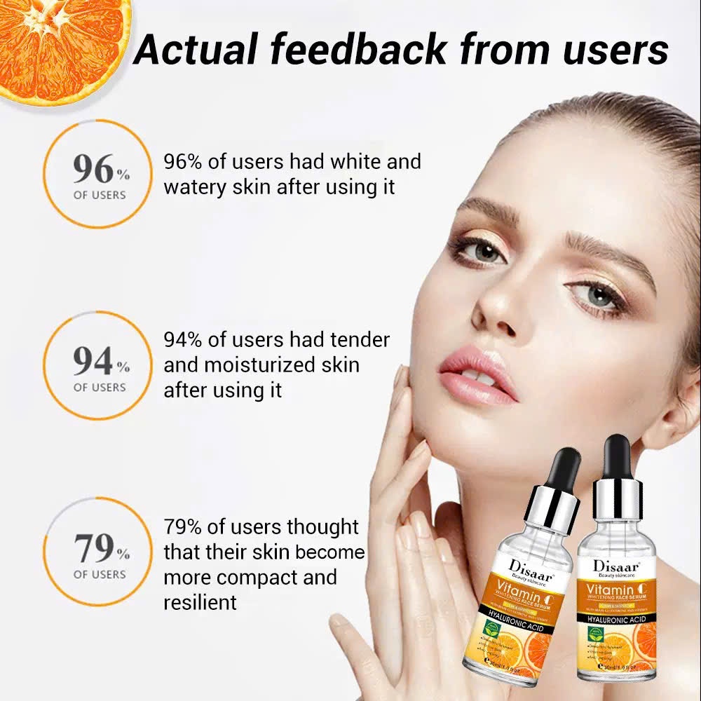 Serum Dưỡng Da Vitamin C Face Serum Dissaar Giảm Sạm Da, Chống Lão Hóa Kích Thích Sản Xuất Collagen