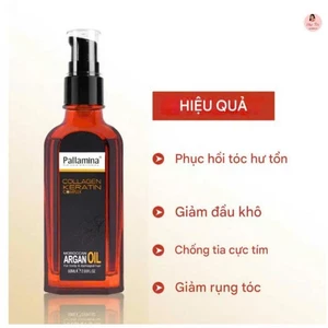 Tinh dầu serum dưỡng tóc cao cấp giàu collagen và keratin PALLAMINA 60ML - hàng chĩnh hãng