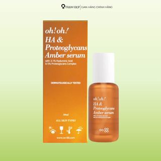Serum Dưỡng Ẩm Phục Hồi Da oh!oh! HA & Proteoglycans Amber Serum 30ml