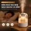 Máy Phun Sương Màn Hình Số Máy Tạo Độ Ẩm 2 Vòi Phun Giảm Khô Hiệu Quả Đèn LED 7 Màu