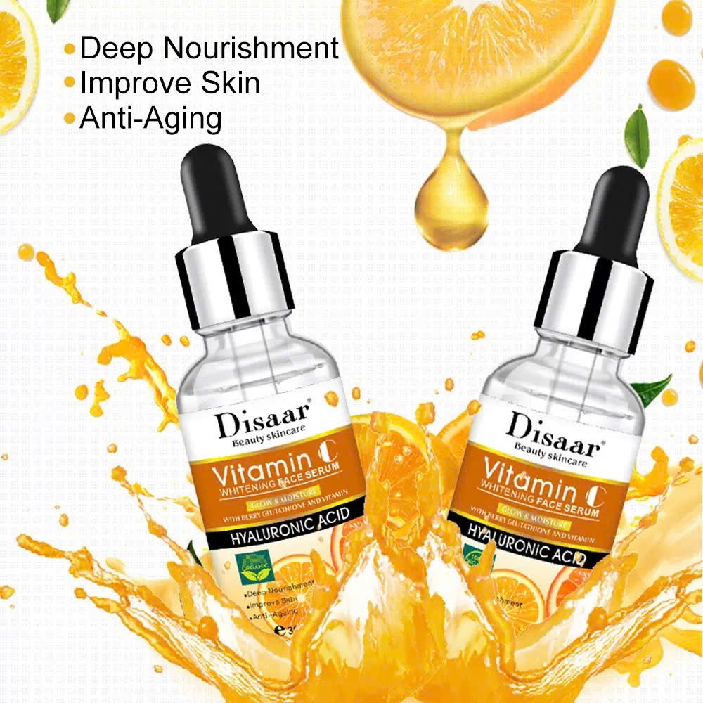 [Chính Hãng]Serum Vitamin C Disaar 30m Serum Trắng Sáng Da,Mờ Thâm Nám Dưỡng Ẩm, Cải Thiện Làn Da Xỉn Màu, Chống Lão Hoá