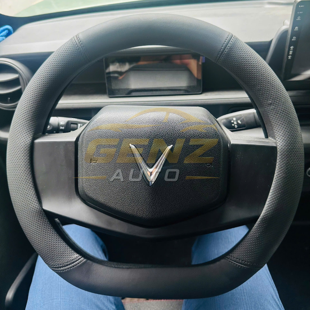 Bọc vô lăng, tay lái xe Vinfast VF3, VF5,VF6, VF7, VF8, VF9, Limo, Minio, EC VAN - MẪU CỜ MỸ