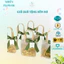 Giỏ Quà Tặng Kèm Nơ Trang Trí, Hộp Vuông Trong Suốt,Quà Tặng Handmade,Trang Trí Sự Kiện, Sinh Nhật
