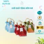 Giỏ Quà Tặng Kèm Nơ Trang Trí, Hộp Vuông Trong Suốt,Quà Tặng Handmade,Trang Trí Sự Kiện, Sinh Nhật