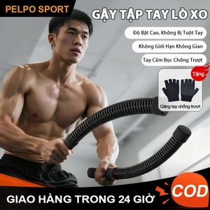 Gậy Thể Lực Lò Xo Tập Tay Cordless Battle Rope Tại Nhà Dành Cho Nam Nữ