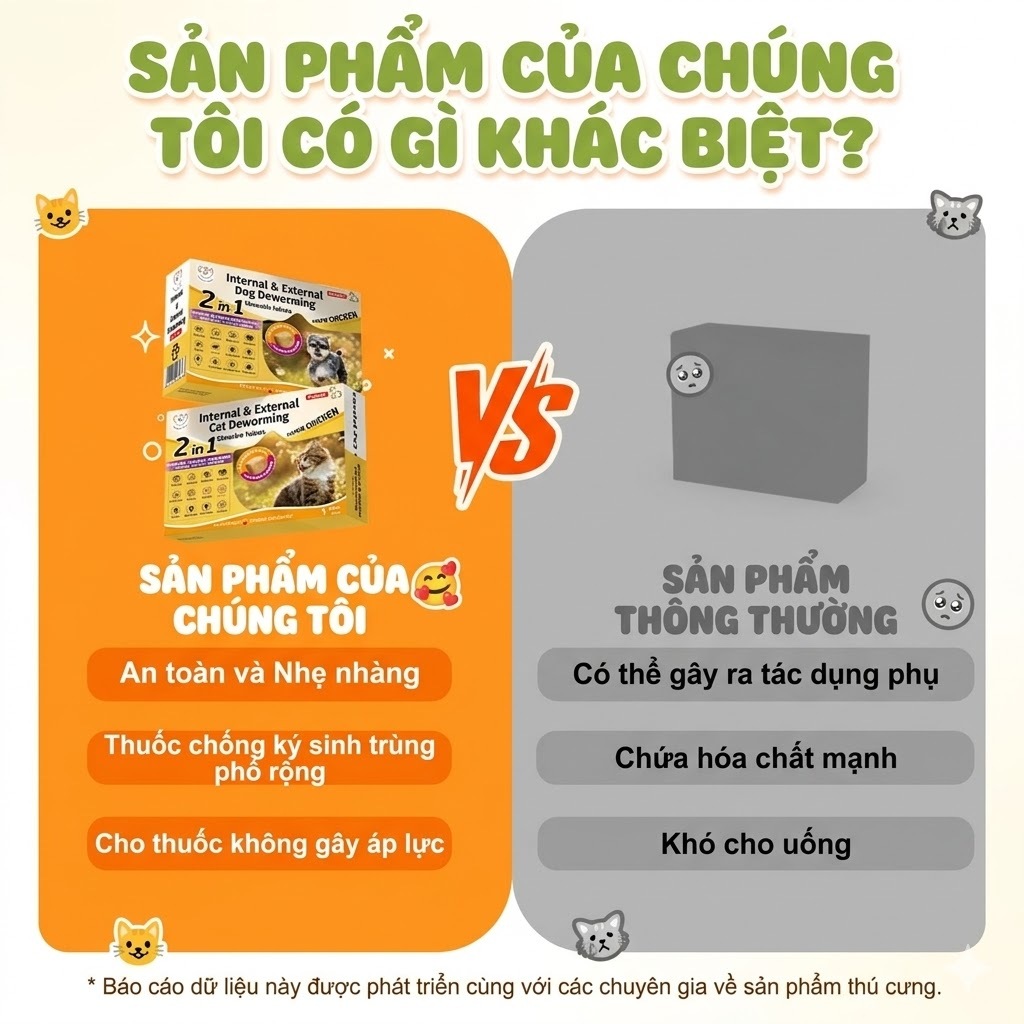 【Mua 3 Tặng 2】 Cassiel Pet Viên Nhai 2 Trong 1 - Diệt Ve Rận, Bọ Chét, Ghẻ & Tẩy Giun Sán Cho Chó Mèo