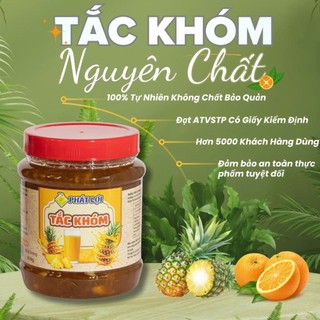 TẮC KHÓM XÍ MUỘI, MỨT  PHA TRÀ TẮC GIẢM CÂN THANH NHIỆT ĐẸP DA HŨ DÙNG THỬ TIẾT KIỆM