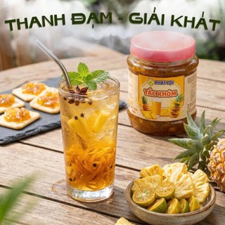 TẮC KHÓM XÍ MUỘI, MỨT  PHA TRÀ TẮC GIẢM CÂN THANH NHIỆT ĐẸP DA HŨ DÙNG THỬ TIẾT KIỆM