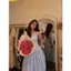 SIGAL DRESS - Đầm Maxi Cúp Ngực Nữ Dáng Xòe Dài Kèm Nơ Eo Sang Chảnh - Váy Tiểu Thư Vintage Dự Tiệc Chụp Ảnh