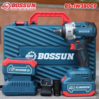 Máy siêt bulong BOSSUN BS-IW380CP Lực siết 380N.m Đầu máy 2in1 tiện lợi, Động cơ Motor Brushless