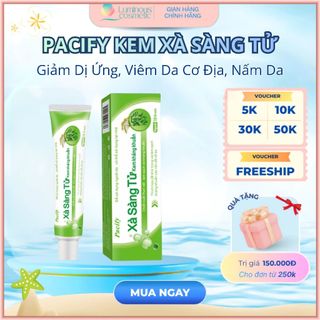 PACIFY Kem Xà Sàng Tử Chính Hãng, Hỗ Trợ Giảm Ngứa Da, Dị Ứng, Viêm Da Cơ Địa, Nấm Da, Muỗi Đốt 18g
