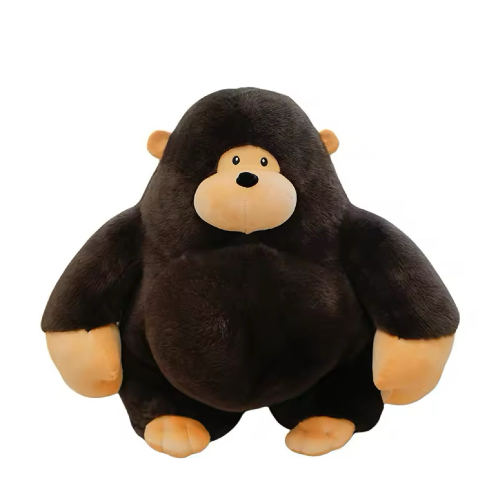 Gấu Thú Bông Tinh Tinh Khỉ Đột Béo Ú Tròn King Kong Lông Xù Siêu Mềm Mịn Siêu Dễ Thương Quà Tặng Độc Đáo