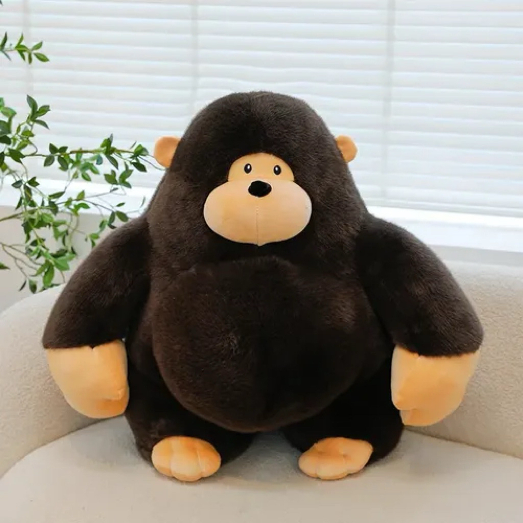 Gấu Thú Bông Tinh Tinh Khỉ Đột Béo Ú Tròn King Kong Lông Xù Siêu Mềm Mịn Siêu Dễ Thương Quà Tặng Độc Đáo