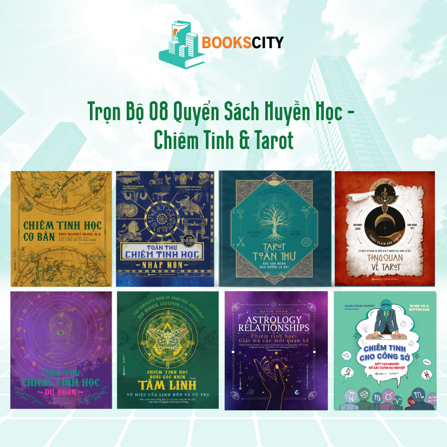 Trọn Bộ 08 Quyển Sách Huyền Học - Chiêm Tinh & Tarot