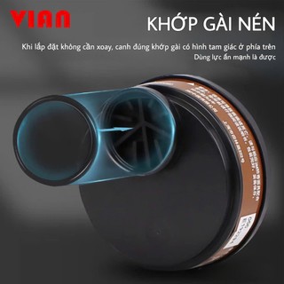 Mặt Nạ Phòng Độc Vian 370P Có Van Thở Lớn Chống Hóa Chất, Hơi Sơn, Khói Bụi Công Nghiệp