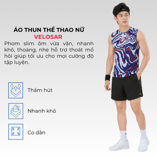Áo Thun Nam Thể Thao Velosar RTT-60061 Đa Năng Thoải Mái, Thấm Hút, Nhanh Khô