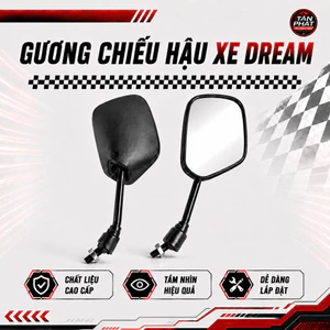 Cặp Gương Chiếu Hậu Dream Wave Alpha, Lắp Như Zin, Dễ Lắp Đặt, Có Bán Lẻ