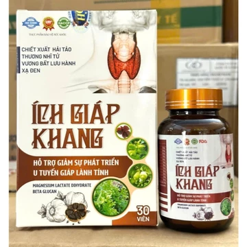 ích giáp khang tỏi đen hỗ trợ giảm u tuyến giáp lành tính