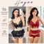 HT76 Bộ ngủ sexy phối ren hoạ tiết hách dáng, đồ ngủ lụa mặc nhà gợi cảm HT76