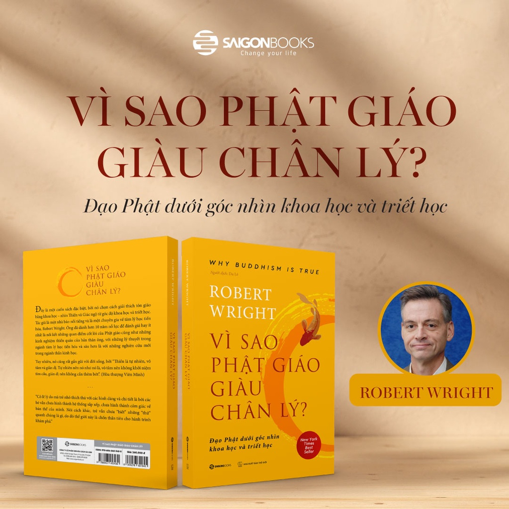 SÁCH - Vì sao Phật giáo giàu chân lý - Tác giả Robert Wright