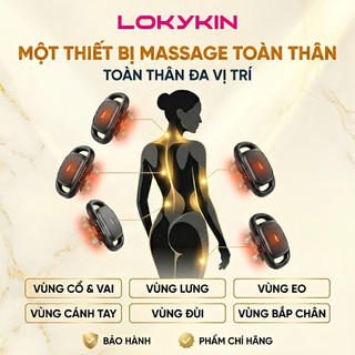 Máy Massage 18 Đầu, 22 Đầu LOKYKIN Cầm Tay , Máy Mát Xa Toàn Thân Đấm Lưng, Chân, Tay