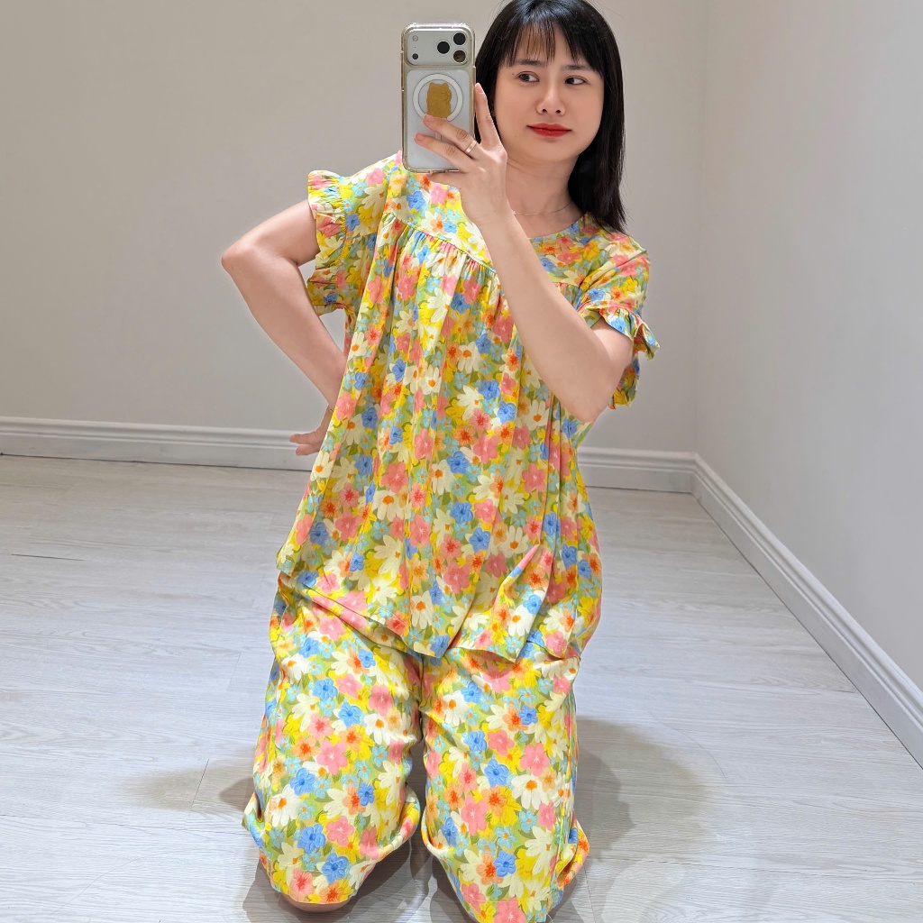 (43-90kg) Tole lửng cánh dơi, form thiết kế F21 - Nocnhasleepwear