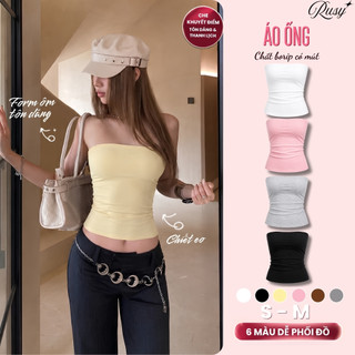 Áo Ống Nữ RUSY Chất Borip Có Mút Ngực Ôm Body,Áo Quây Chống Tụt Co Giãn 4 Chiều Tôn Dáng Sexy Mặc Đi Biển Cafe OD02