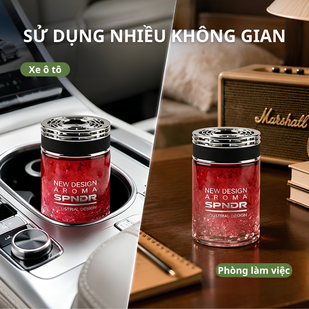 Sáp Thơm Xe Ô Tô VaromaS Giúp Khử Mùi Xe, Lưu Hương Bền Lâu Phù Hợp Mọi Loại Xe ST01