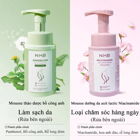 DUNG DỊCH VỆ SINH PHỤ NỮ Bọt Mousse Làm Sạch Nhẹ Dịu, Cân Bằng pH  Giữ Ẩm Tự Nhiên | Giảm Ngứa, Kháng Khuẩn, Bảo Vệ Vùng