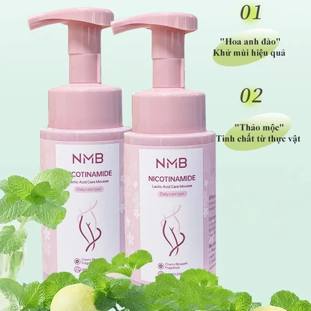 DUNG DỊCH VỆ SINH PHỤ NỮ Bọt Mousse Làm Sạch Nhẹ Dịu, Cân Bằng pH  Giữ Ẩm Tự Nhiên | Giảm Ngứa, Kháng Khuẩn, Bảo Vệ Vùng
