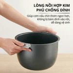 Nồi Cơm Điện Tử ZOJIRUSHI NS-ZAQ18-WZ 1.8L Dùng Điện 220V, Sản Xuất Tại Nhật Bản, Bảo Hành 3 năm — ảnh 7