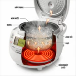 Nồi Cơm Điện Tử ZOJIRUSHI NS-ZAQ18-WZ 1.8L Dùng Điện 220V, Sản Xuất Tại Nhật Bản, Bảo Hành 3 năm — ảnh 6
