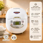 Nồi Cơm Điện Tử ZOJIRUSHI NS-ZAQ18-WZ 1.8L Dùng Điện 220V, Sản Xuất Tại Nhật Bản, Bảo Hành 3 năm — ảnh 4