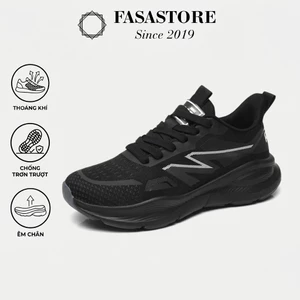 Giày Thể Thao Nam Chống Trượt FASASTORE – Giày Tập Gym, Cầu Lông, Đi Bộ, Vải Lưới Thoáng Khí