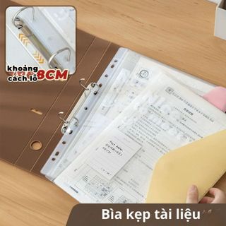 Bìa Còng 2 Lỗ Khổ A4 LoviOffice SD-270 - SD-271 - File Kẹp Hồ Sơ Tài Liệu Khung Nhựa Dày 1mm Chống Nước Chống Bụi