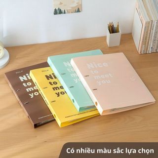 Bìa Còng 2 Lỗ Khổ A4 LoviOffice SD-270 - SD-271 - File Kẹp Hồ Sơ Tài Liệu Khung Nhựa Dày 1mm Chống Nước Chống Bụi