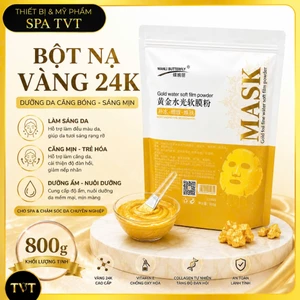 Mặt Nạ Bột Vàng 24K Collagen Cao Cấp, Dưỡng Sáng Da, Cấp Ẩm, Hỗ Trợ Nâng Cơ, Trẻ Hóa Da