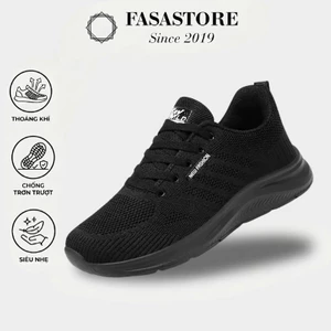 Giày Thể Thao Nam FASASTORE, Giày Chạy Bộ, Giày Vải Lưới Thoáng Khí, Đế Chống Trơn Trượt
