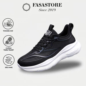 Giày Chạy Bộ Nam Siêu Nhẹ FASASTORE, Giày Thể Thao Gym, Cầu Lông, Pickleball Vải Lưới Thoáng Khí