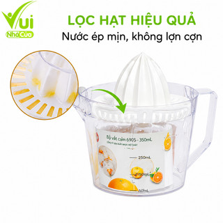 Bộ Vắt Cam Việt Nhật 6905 Dung Tích 350ml GD115 - Ca Vắt Cam Cầm Tay Lọc Hạt Hiệu Quả Dễ Sử Dụng