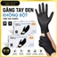 Găng Tay Đen Không Bột PVC Hộp 100 Cái Dùng Cho Spa Phun Xăm Lấy Nhân Mụn Nail